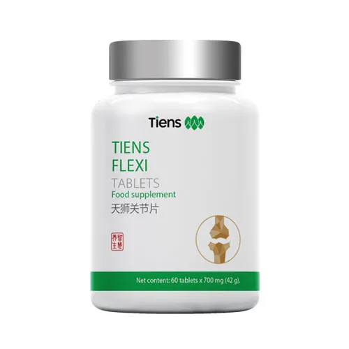 TIENS – Flexi, го ублажува воспалението, артритисот, ревматизмот, ја зајакнува врската помеѓу коските и зглобовите и ги зајакнува зглобовите / има антивирусни, антибактериски својства.