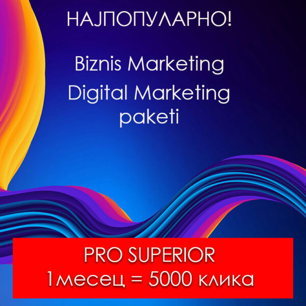 PRO BUSSINES / 1 мес./ 5000 кликa, Google SEO, Facebook & Instagram платени реклами